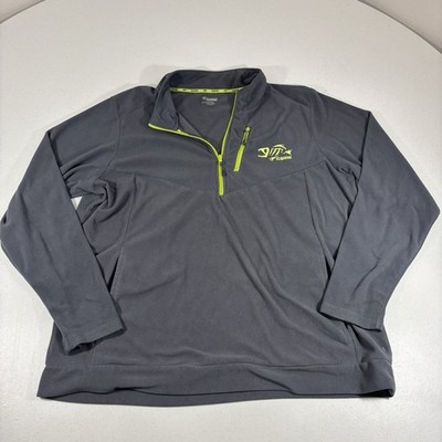 RARE! G. Loomis StormCast 1/4 1/2 Zip Fleece Sweatshirt Fishing Grey XL GUC!