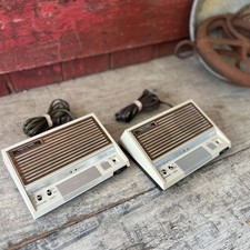Vintage Realistic FM Wireless Intercom Set Model 43-214 By Radio Shack 2-Channel