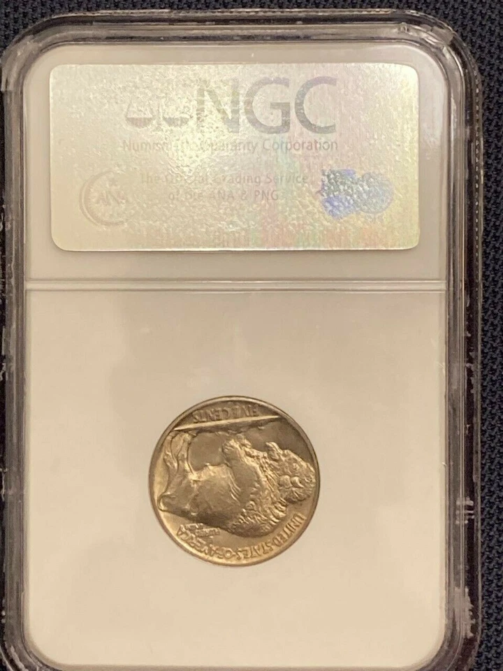 1936-S Buffalo Nickel 5C Graded MS-65 by NGC.  Priced to sell!   #245 - Image 2 of 2
