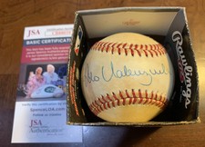 Fernando Valenzuela Auto Signed OMLB National League JSA
