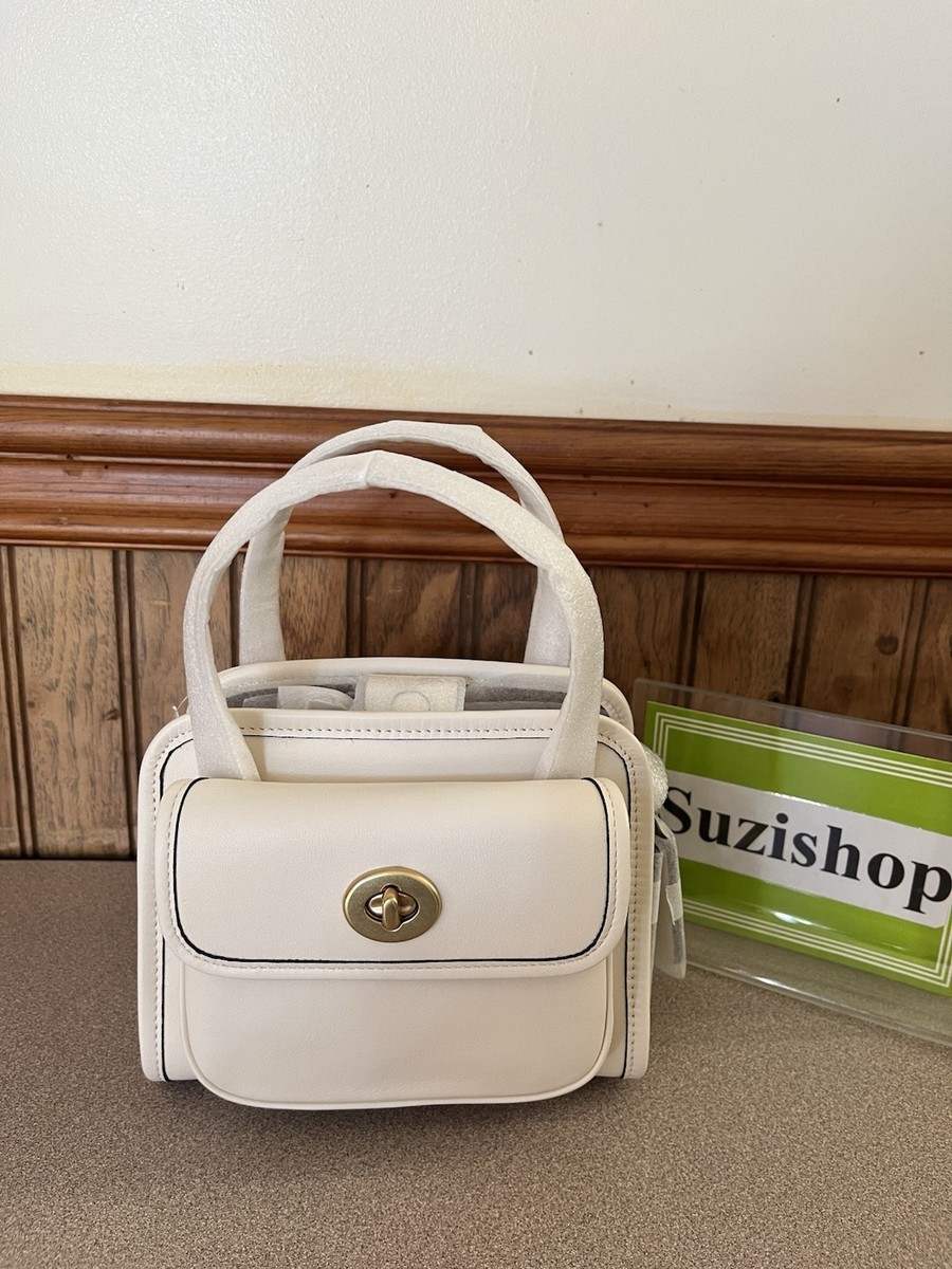 Coach The Coach Originals 1968 Mini Safari Satchel Bag Chalk CW643