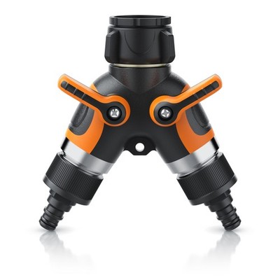 Brandson Heavy Duty Gartenventil 2in1 mit 3x Adaptern