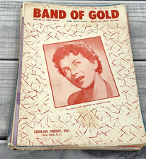 LOT OF 65 ANTIQUE / VINTAGE SHEET MUSIC DATED 1909 - 1960'S