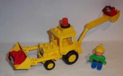 LEGO DUPLO BAUSTELLE BOB DER BAUMEISTER BAGGER BAGGI MIT FIGUR WENDY !!