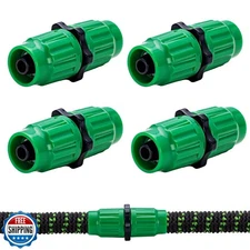 4 Sets Expandable Garden Hose Repair Kit - Universal Dual-Channel Hose Female