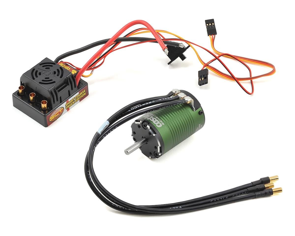 Castle Creations Sidewinder SCT ESC Combo w/Sensored 1410 Mo
