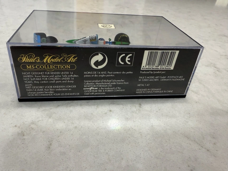 Michael Schumacher Paul's Model Art 1:43 Benetton B 194 - World Champion 1994 - Image 2 of 2