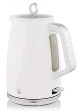 Swan Jug Kettle 1.7L 3Kw SK14017WHT - Serenity Range Fast Boil in Matte White