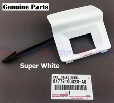Genuine Toyota Prado 150 Series KDJ GRJ GDJ Spare Wheel Camera Cover Super White