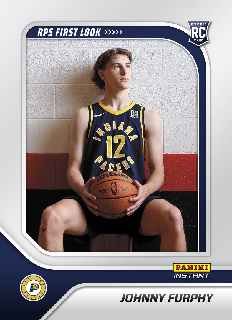 2024-25 Panini Instant Johnny Furphy ROOKIE RPS FIRST LOOK 1/214 Pacers #31 RC