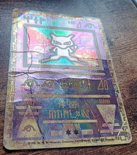 Ancient Mew Pokemon Movie 2000 Promo Card Damaged