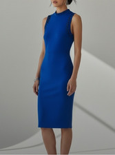 Material Girl XS Studded Blue Midi Dress Party Going Out Preppy Punk Y2K Style