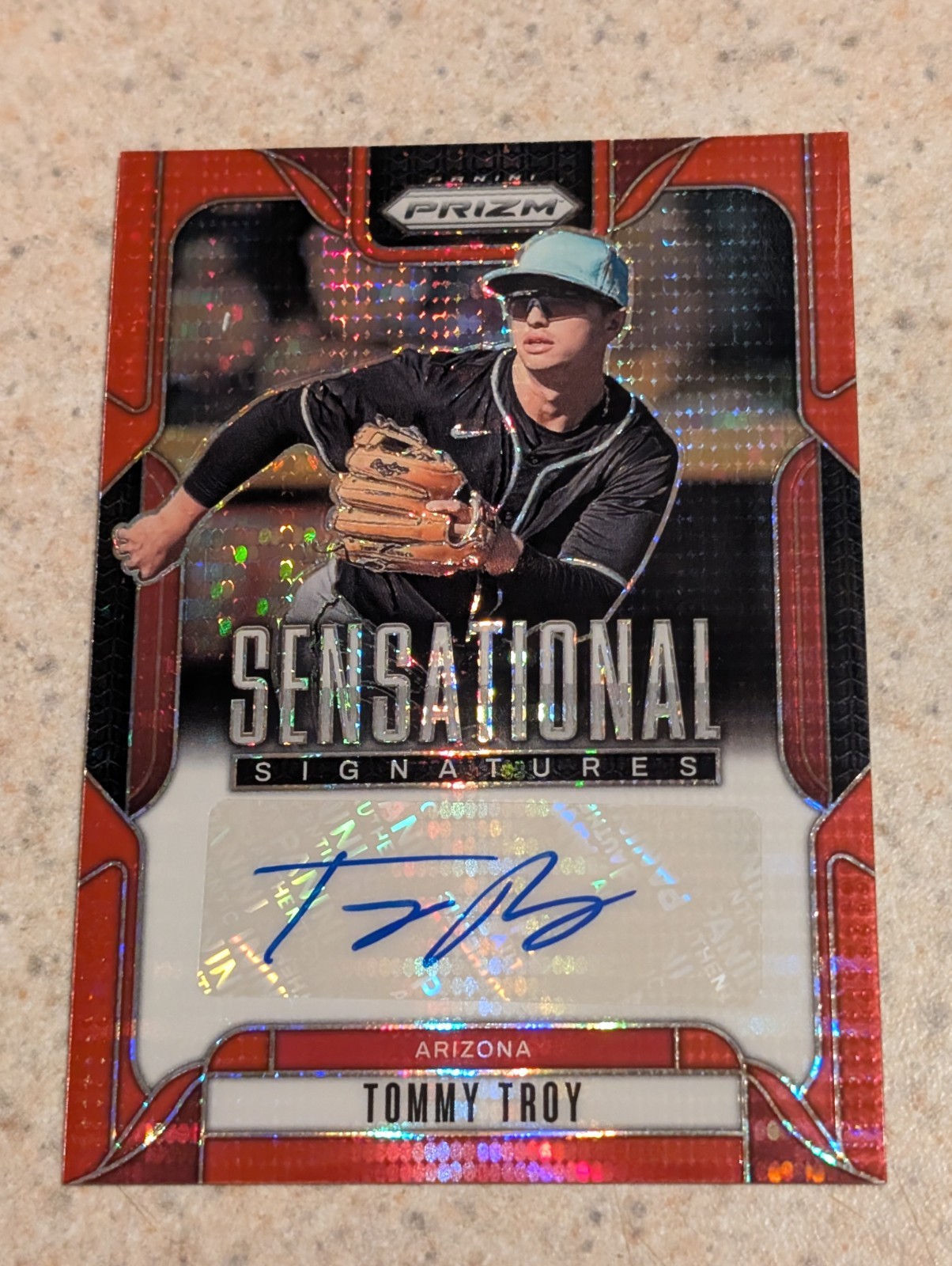 Tommy Troy 2025 Prizm Red Pulsar Auto /99🔥 Clean