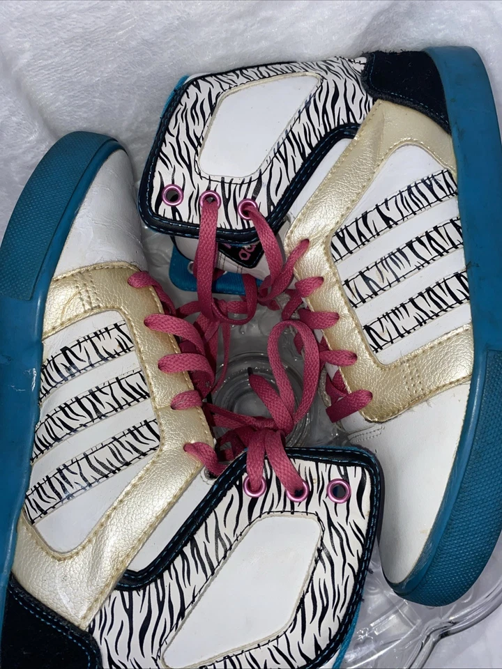 Neo Adidas Hightops Clásicos De Colección Mujer Talla 7 Color Negrito Y2k Old School Genial Foto 3 de 4