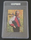 MARV LEVY Signed HOF GOAL LINE ART CARD-BUFFALO BILLS-PSA 10 Auto