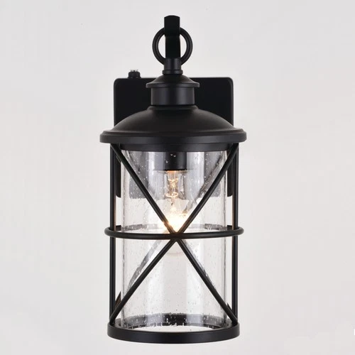Vaxcel Lighting T0633ms 12" Tall Outdoor Wall Sconce - Black - Picture 7 of 12