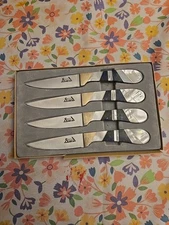 Santa Fe Stoneworks Vintage 4-Piece Steak Knife Set Never Been Used Original Box