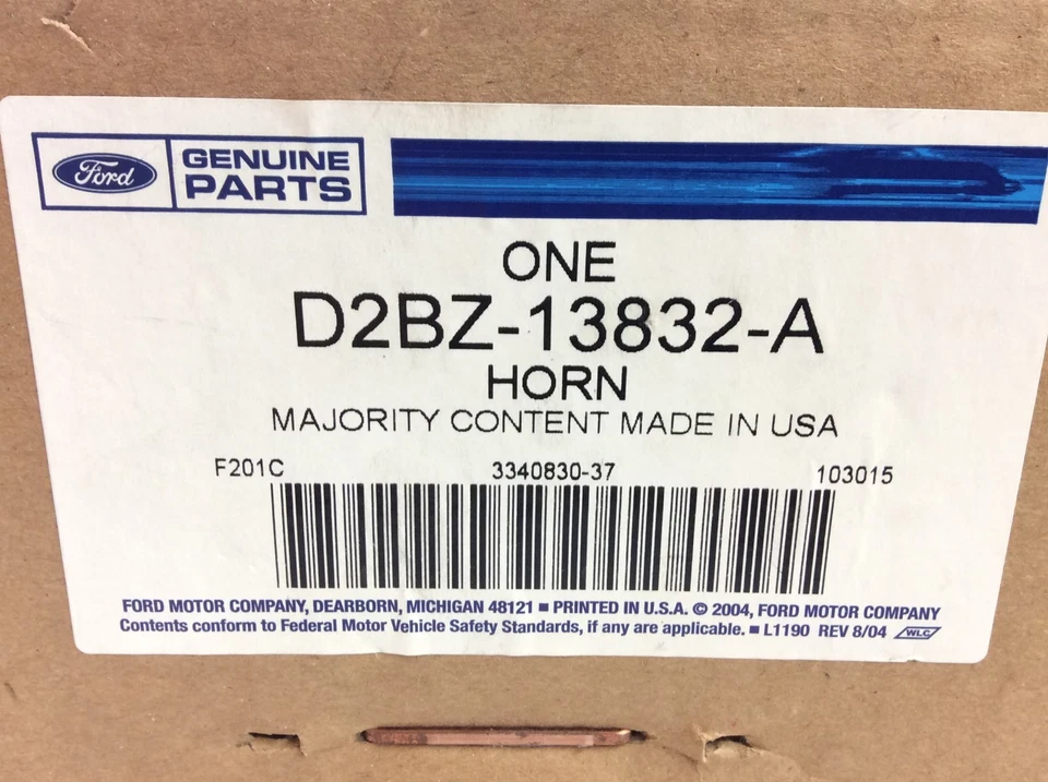 Ford Fiesta 2014-2017 doble alta nota bocina eléctrica con soporte nuevo OEM Foto 4 de 4