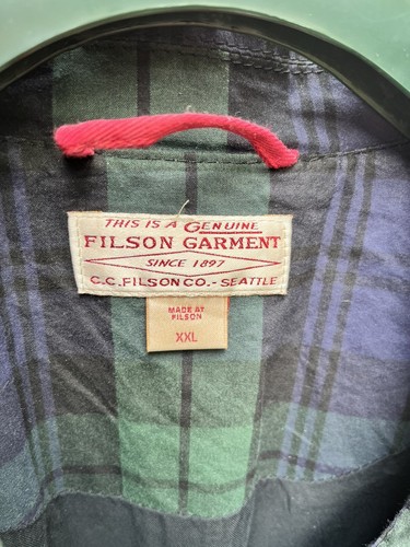 Filson Jacke Guide Work Tartan Sz/Gr XXL Vintage Blackwatch Limited Edition USA - Bild 3 von 10