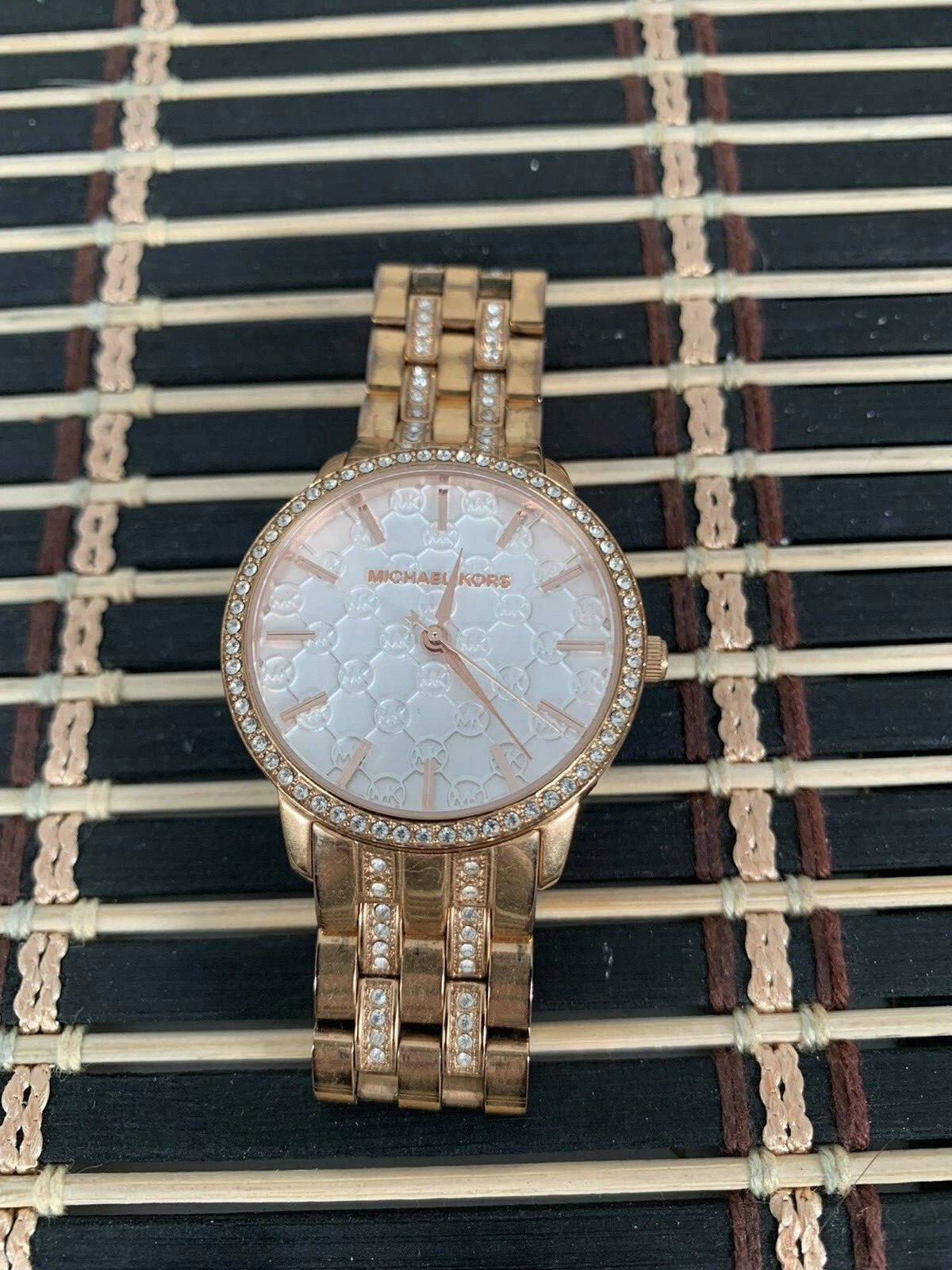 Orologio Michael Kors Donna Lady Nini Acciaio Inox Tono Oro Rosa MK3183