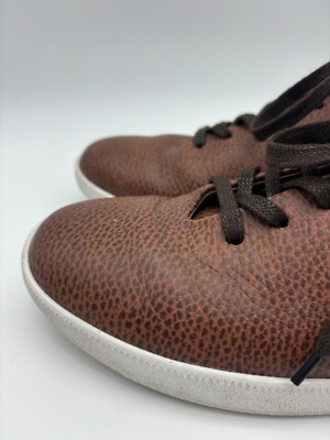 Beckett Simonon 10 Mens Leather Brown Shoes  Good Condition Beckett Simonon Leather Shoes Mens 10 Brown Lace Up Sneakers  main image 4