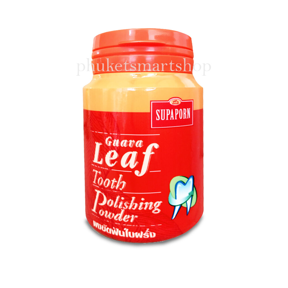 Supaporn Tooth Polishing Powder Guava Leaf Whitening Good Breath 90g x