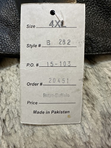 Xelement Vest 4XL Mens Biker Dark Brown Leather Sleeveless - Picture 3 of 9