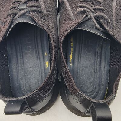Cole Haan 4.Zerogrand Stitchlite Mens 11.5 Oxford Black Casual Shoes C35744 Cole Haan Men 4.Zerogrand Stitchlite Oxford Black Knit/Black  main image 4