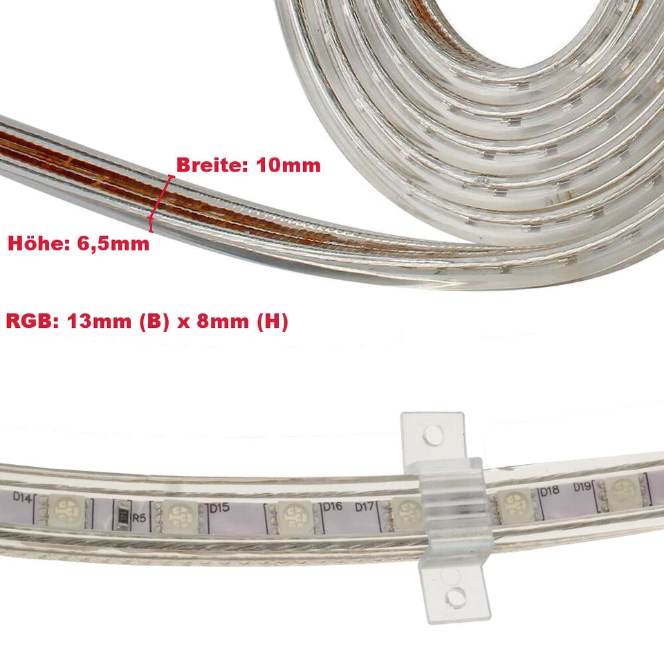 LED Lichterkette Unterbau Hindtergrund Möbel Beleuchtung 5-100 Meter Lang - Bild 4 von 4