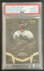 2019 Topps Tier One Ronald Acuna Jr Break Out Auto Bronze Ink /25 #RAJ PSA/DNA 8