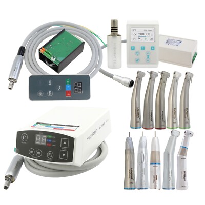 Dental LED Electric Motor 1:5 Handpiece Fiber Optic Contra Angle C Puma INT+ NSK