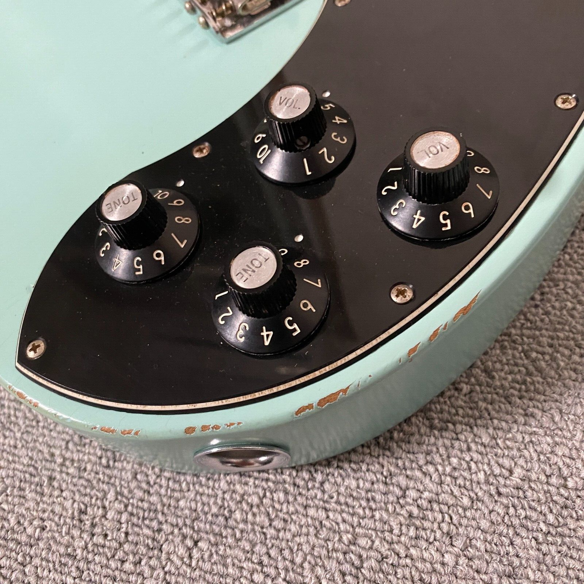 Fender Mexico Telecaster Deluxe Mint Green Relic Mods