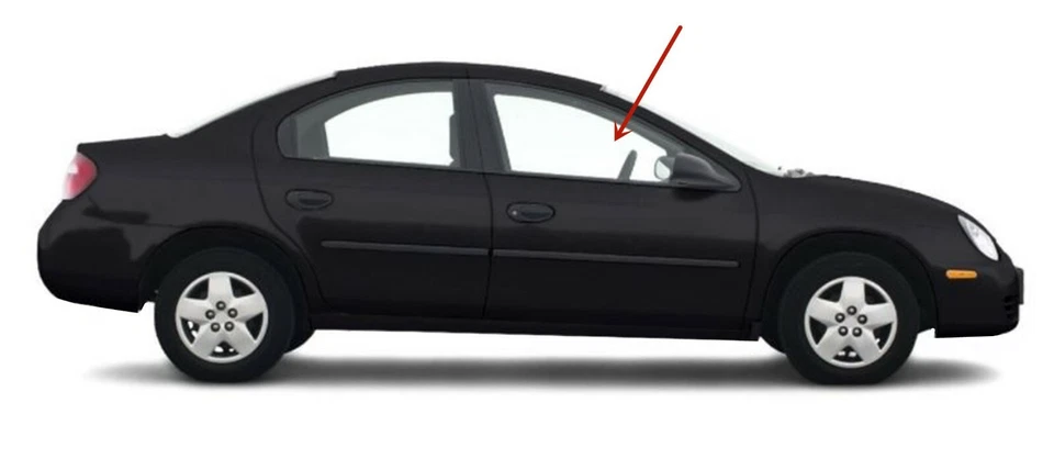 Fit 00-05 Dodge Neon 00-01 Plymouth Neon Passenger Right Front Door Window Glass Foto 2 de 4