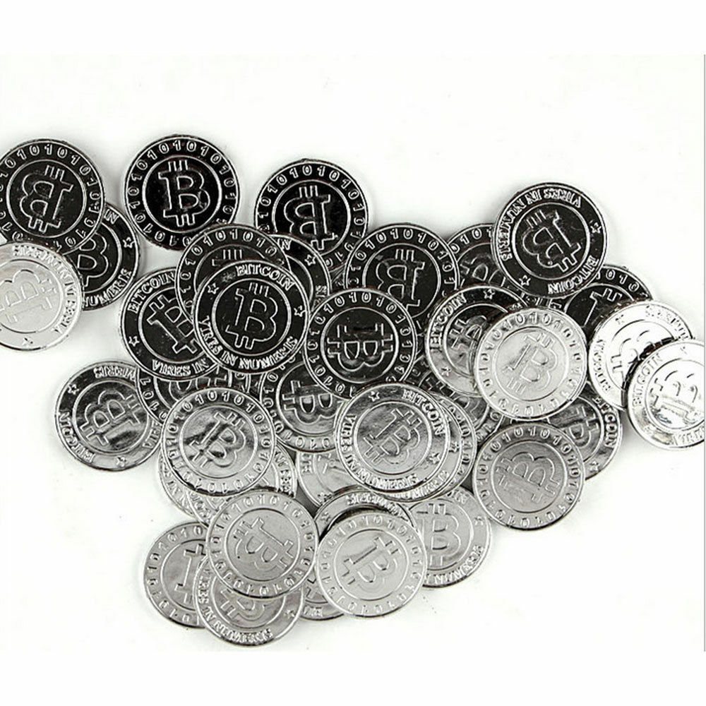 Silver Bitcoins for Party (50 Bitcoin Pieces) | eBay