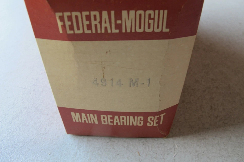 Rodamientos principales Federal Mogul 4914 M1 nuevo de stock para Ford Mercury Mustang 1969-98 Foto 2 de 2
