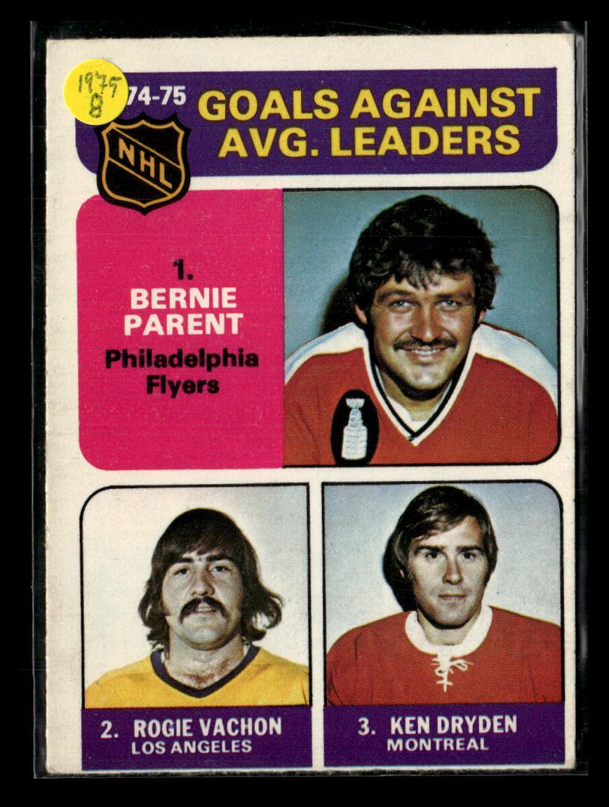 1975-76 O-Pee-Chee #213 (Bernie Parent / Rogie Vachon / Ken Dryden)