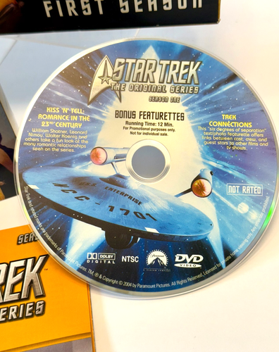 Star Trek Complete First Season DVD 8-Disc Set OOP! Great Gift For Any Trekkie! - Picture 6 of 11