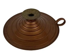 Candle Holder Parke Davis Nurses Florence Nightingale Plastic Copper 5.5 X 2.25