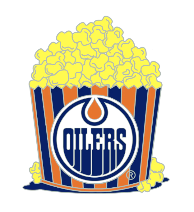 NHL Edmonton Hockey Oilers Lapel Pin Popcorn Bowl eBay