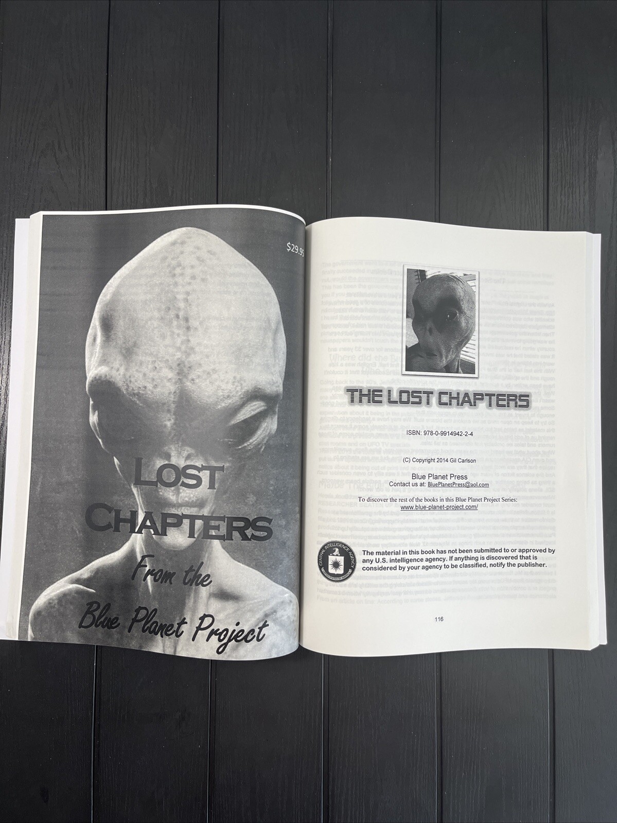 BLUE PLANET PROJECT lost Chapters,TRILOGY,3 BOOK In 1,Conspiracy,Alien Lifeforms