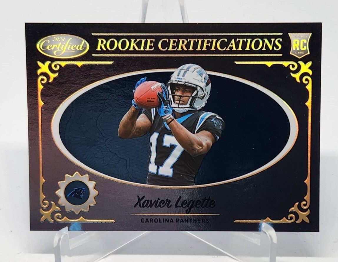 2024 Certified Xavier Legette Rookie Certifications RC #RC-XLE Panthers CASE HIT
