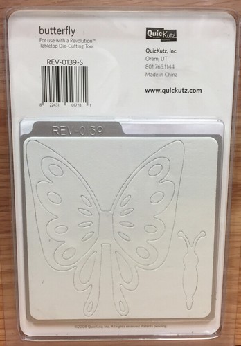 Quickutz Revolution Custom Die Quickutz Tools (REV-0139-S) Butterfly - 第 2/2 張圖片