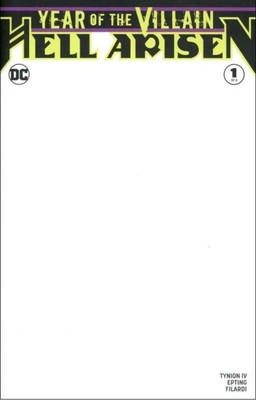 YEAR OF THE VILLAIN Hell Arisen #1 BLANK SKETCH Variant Batman Punchline Joker