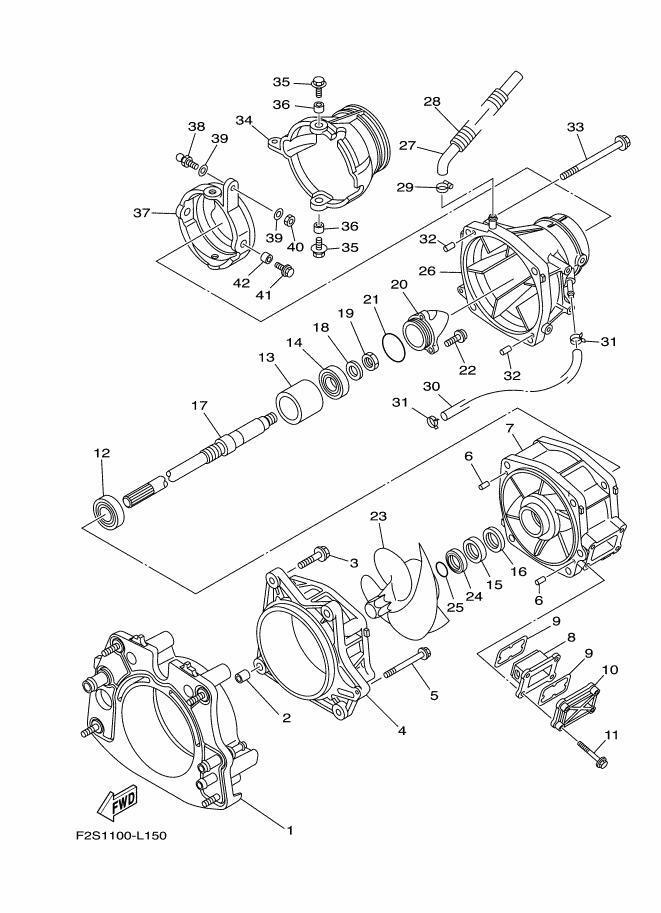 FXCruiserSHO'12 OEM (JET-UNIT-1) SHAFT, DRIVE Used [Y6183-10 FXCruiserSHO'12 OEM (JET-UNIT-1) SHAFT, DRIVE Used [Y6183-10
