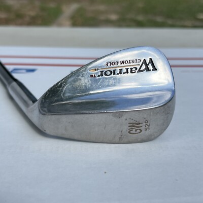 Warrior Custom Golf Gap Wedge 52 Degree Right Handed Warrior Tour Graphite Shaft