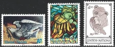 Set of 3 UN Definitive Stamps from 1994 from UN Office in New York, MNH   (518)