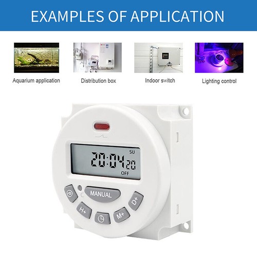 Microcomputer Small Time Control Switch Street Light Billboard Power Timer - Picture 4 of 8