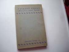   Vagrant Verses          Margaret Sybil Tustin Published by Muller (1934)