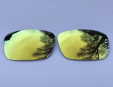 POLARIZED 24K GOLD MIRRORED REPLACEMENT LENSES FOR OAKLEY FUEL CELL