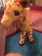 EUC-HTF-18" 2000 GEOFFREY Toys R Us Limited Edition Giraffe Plush WORKS 100